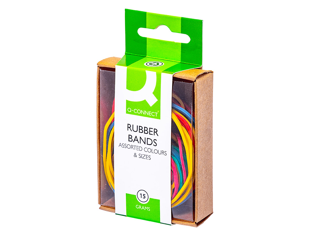 ELASTICOS Q-CONNECT DE CORES CAIXA DE 15 GR