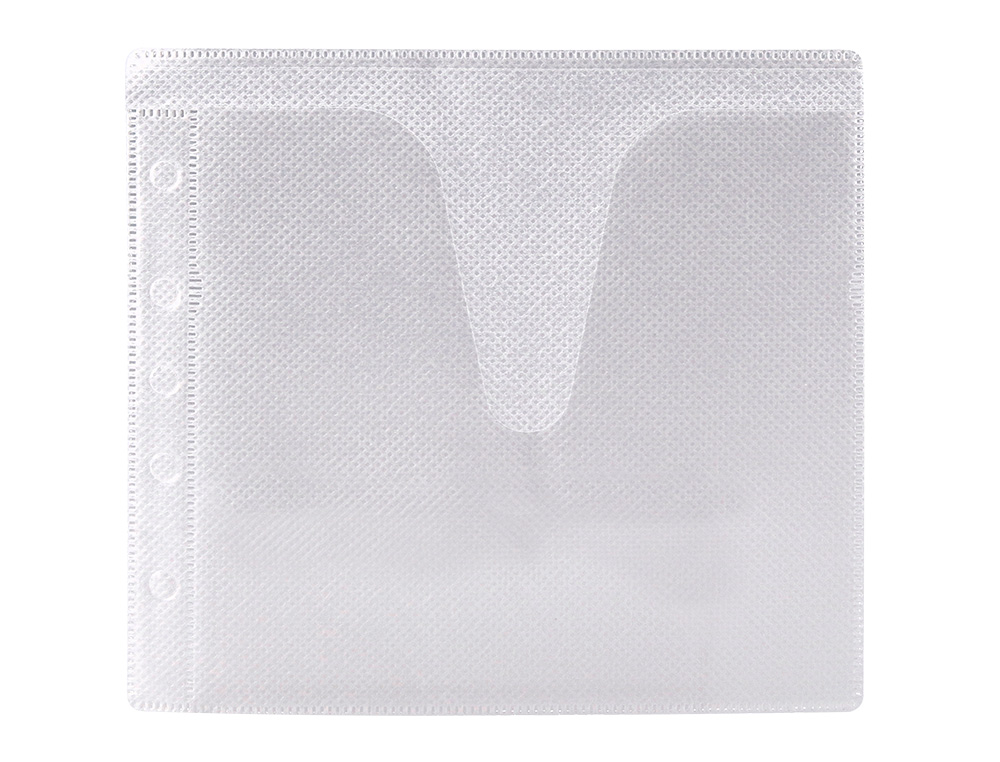 BOLSA DE POLIPROPILENO Q-CONNECT COM PERFURACAO PARA CD / DVD PACK DE 40 UNIDADES