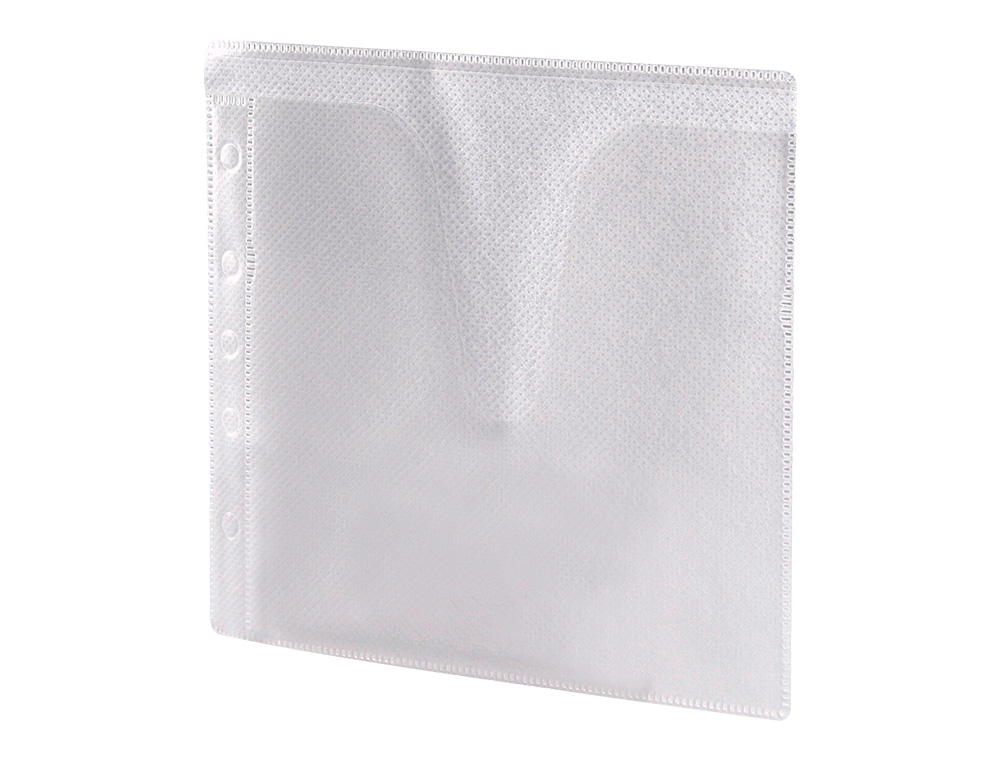 BOLSA DE POLIPROPILENO Q-CONNECT COM PERFURACAO PARA CD / DVD PACK DE 40 UNIDADES