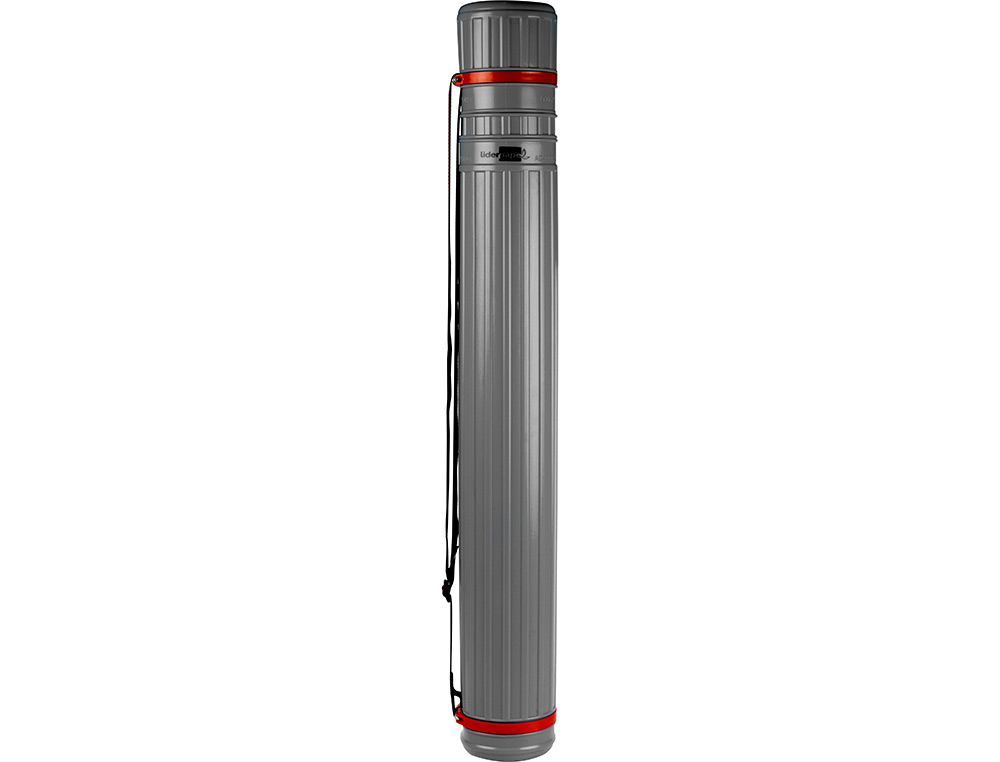 TUBO PORTA DESENHOS EXTENSIVEL 125 CM CINZA