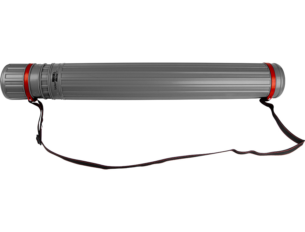 TUBO PORTA DESENHOS EXTENSIVEL 125 CM CINZA