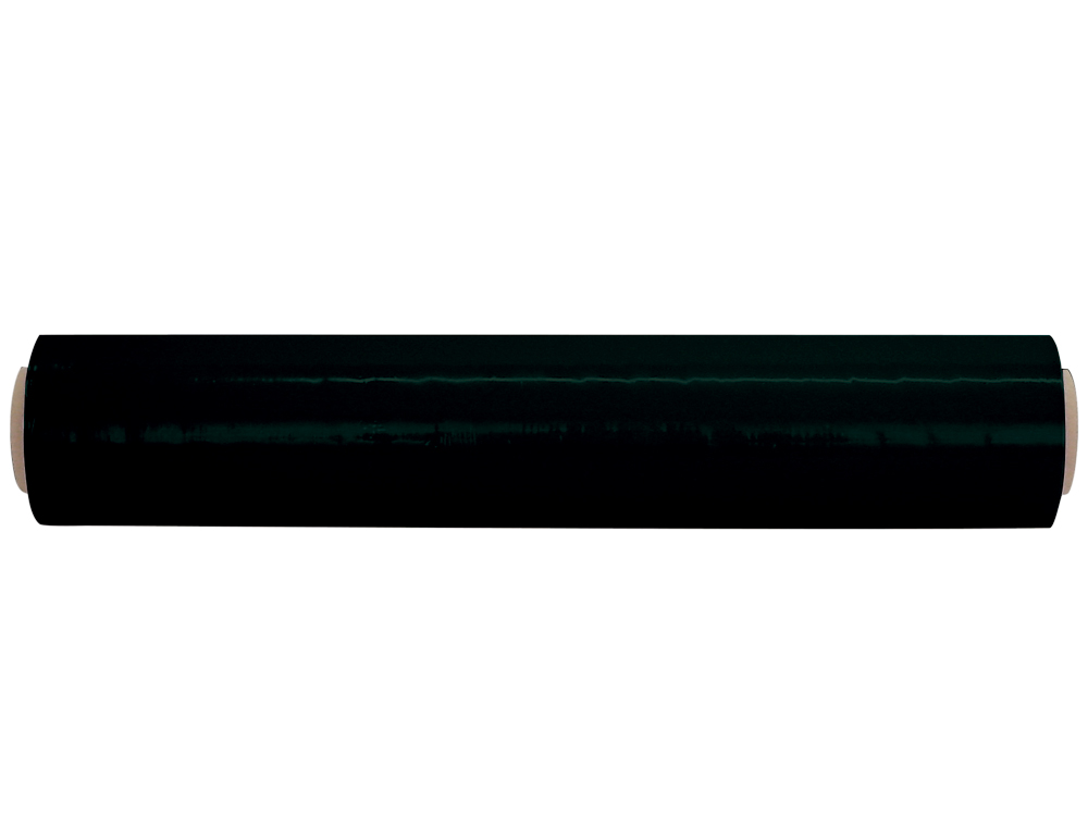 FILME EM BOBINE PRETO COM 500 MM DE LARGURA E 145 MT DE COMPRIMENTO ESPESSURA DE 23 MICRONS