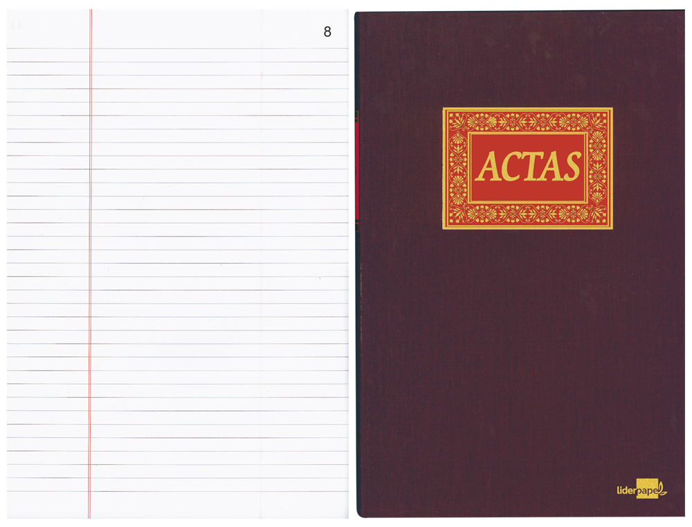 LIVRO DE ATAS LIDERPAPEL 100 F 220X315 MM