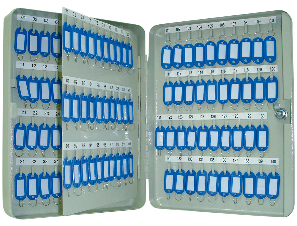 ARMARIO PORTA-CHAVES Q-CONNECT METALICO 28 X 37 X 8 CM PARA 140 CHAVES