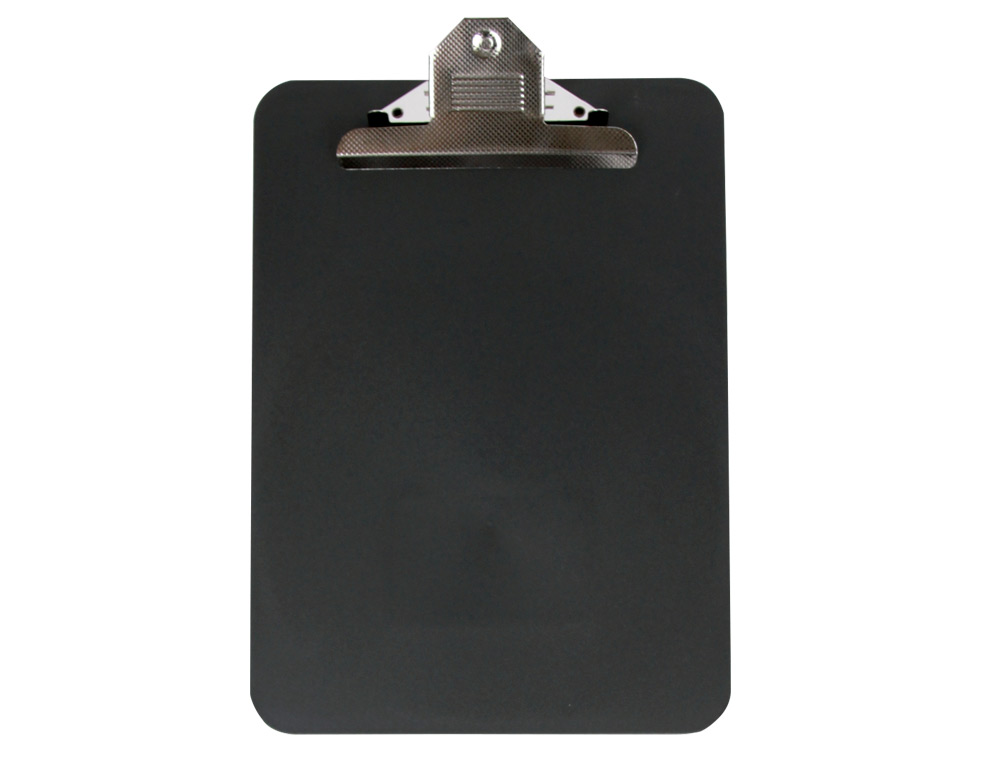 PORTA NOTAS Q-CONNECT PLASTICO DIN A4 PRETO 4 MM