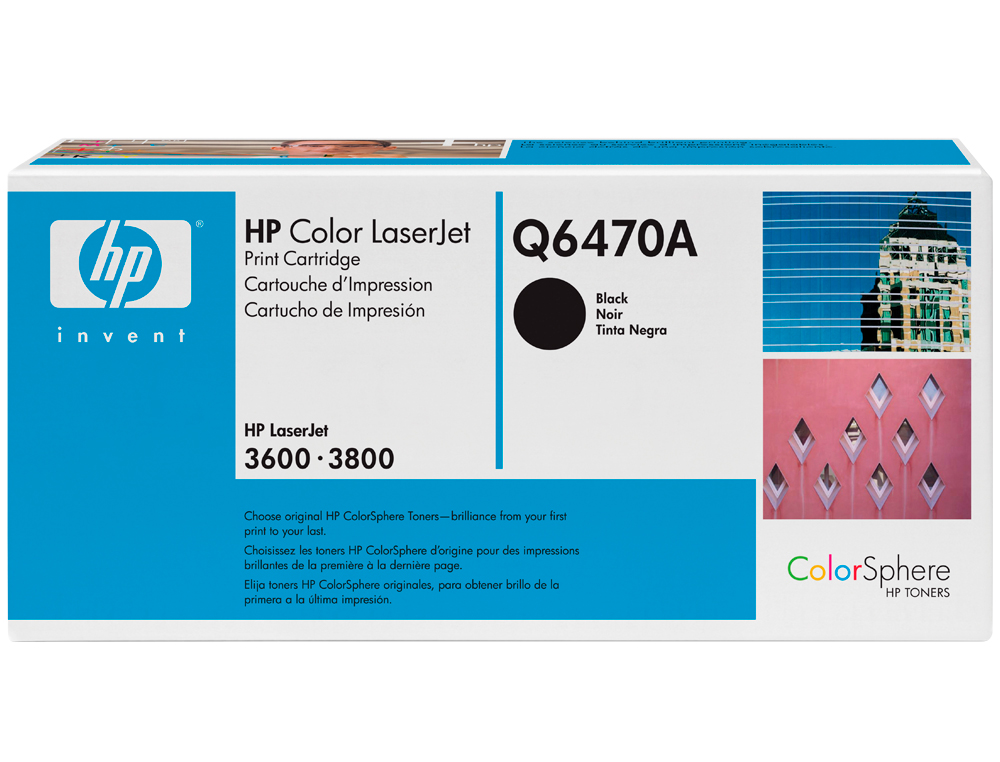 TONER HP LASERJET COR 3600/ 3800 PRETO -MAIS DE 6.000 PAG