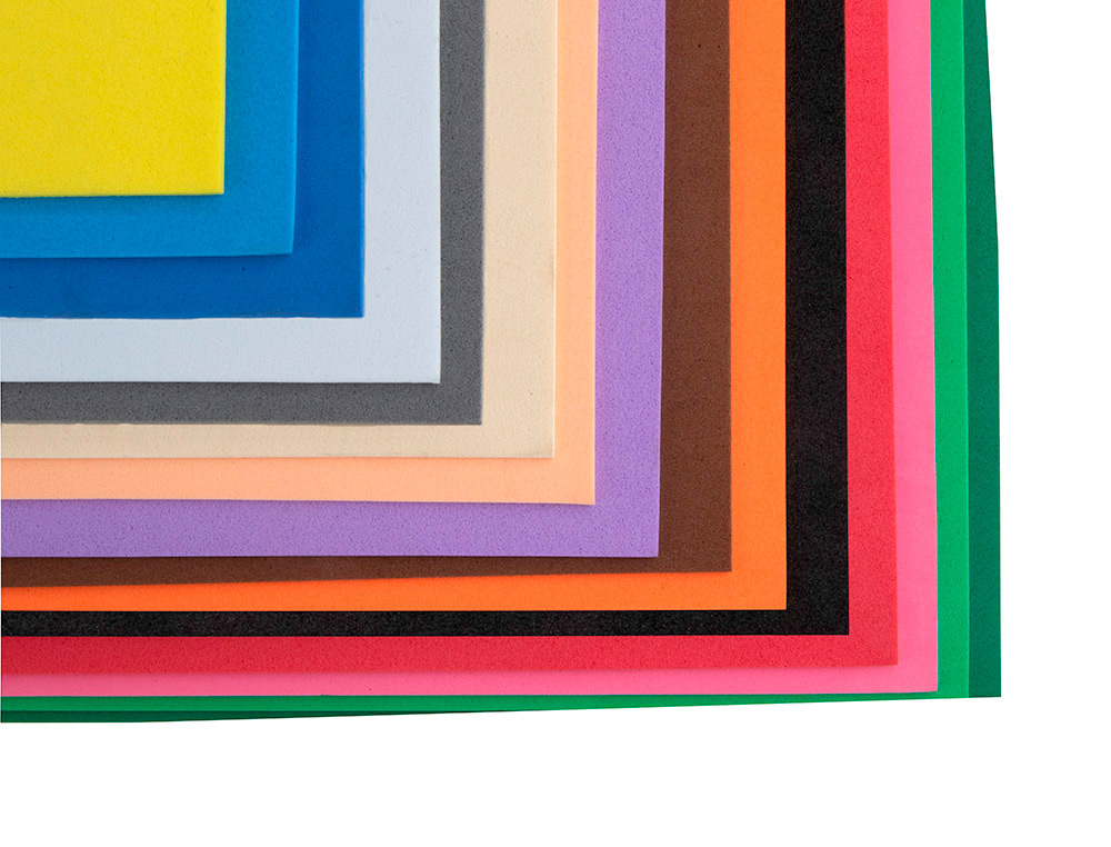 GOMA EVA LIDERPAPEL 50X70 CM 60GR 1,5 MM ESPESSURA VERDE
