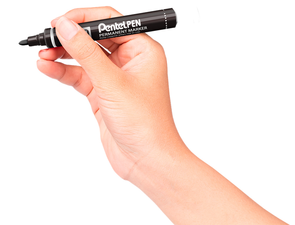 MARCADOR PENTEL N50 PERMANENTE PRETO 4,3 MM