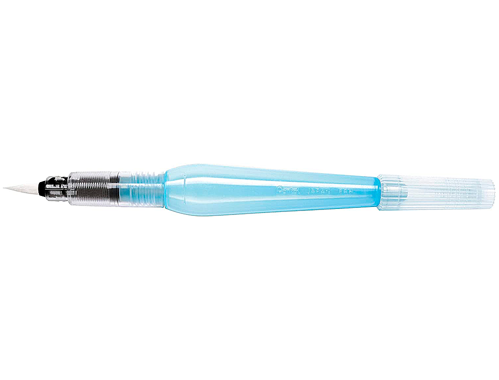 BLISTER PINCEL PENTEL XFRH/1-M PONTA MEDIA DE NYLON COM DEPOSITO DE AGUA AQUASH FRH
