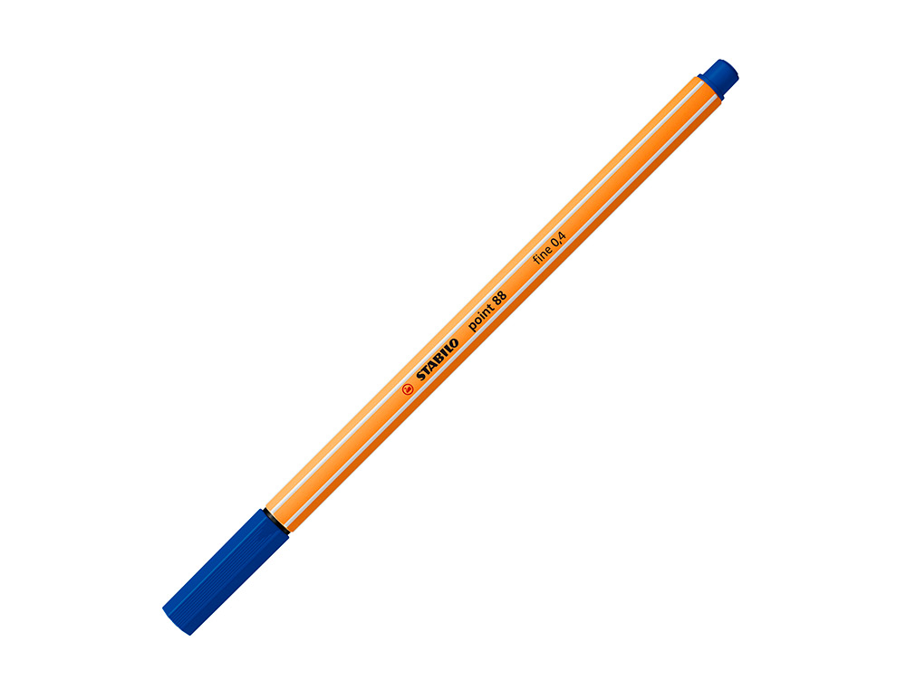 MARCADOR STABILO PONTA DE FIBRA POINT 88 AZUL ULTRAMAR 0,4 MM