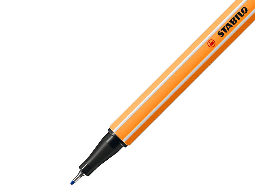 MARCADOR STABILO PONTA DE FIBRA POINT 88 AZUL ULTRAMAR 0,4 MM