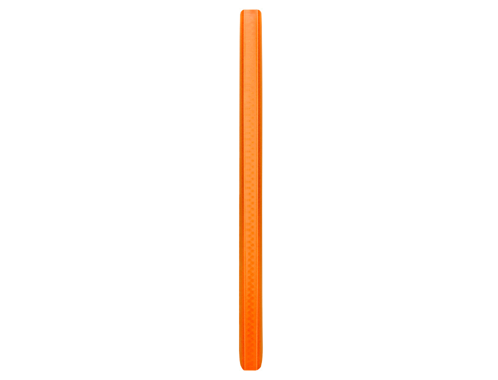 CAPA CATALOGO LIDERPAPEL 20 BOLSAS POLIPROPILENO DIN A4 TRASLUCIDA LARANJA FROSTY