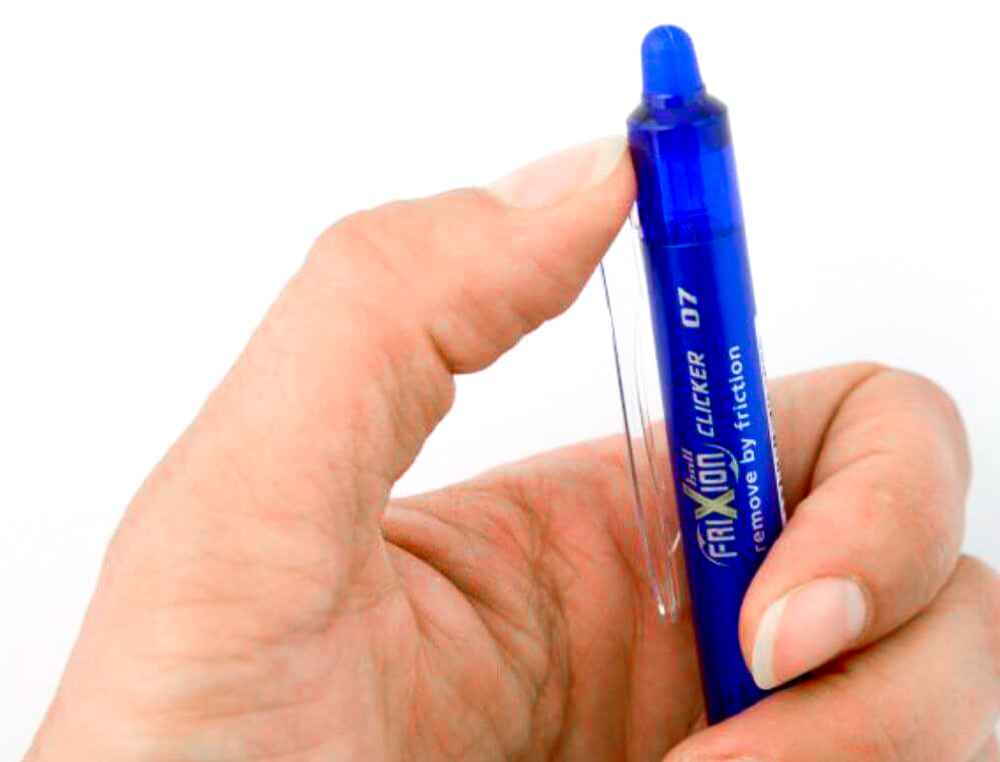 ESFEROGRAFICA PILOT FRIXION CLICKER APAGAVEL 0,7 MM COR AZUL