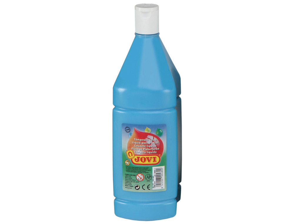 GUACHE LIQUIDO JOVI 1000 ML AZUL CYAN