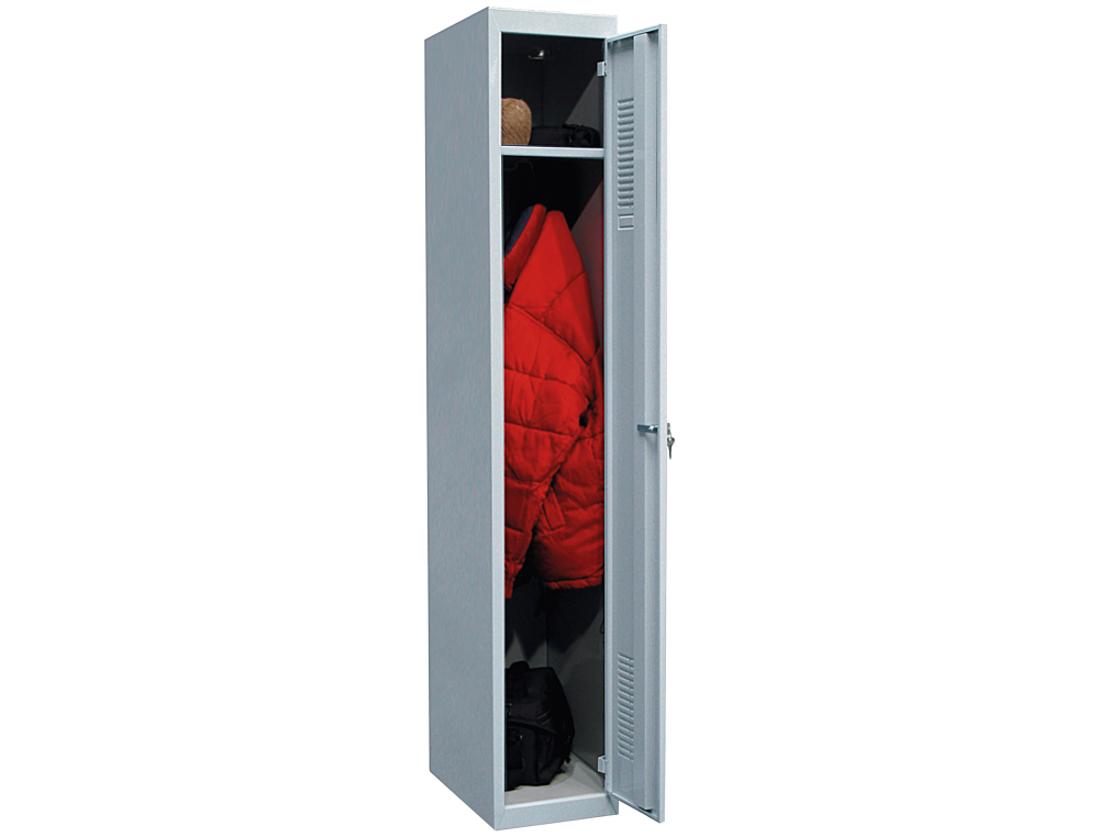 ARMARIO METALICO AR STORAGE 50X180X30 CM 1 PORTA COM CHAVE COR CINZA INICIAL