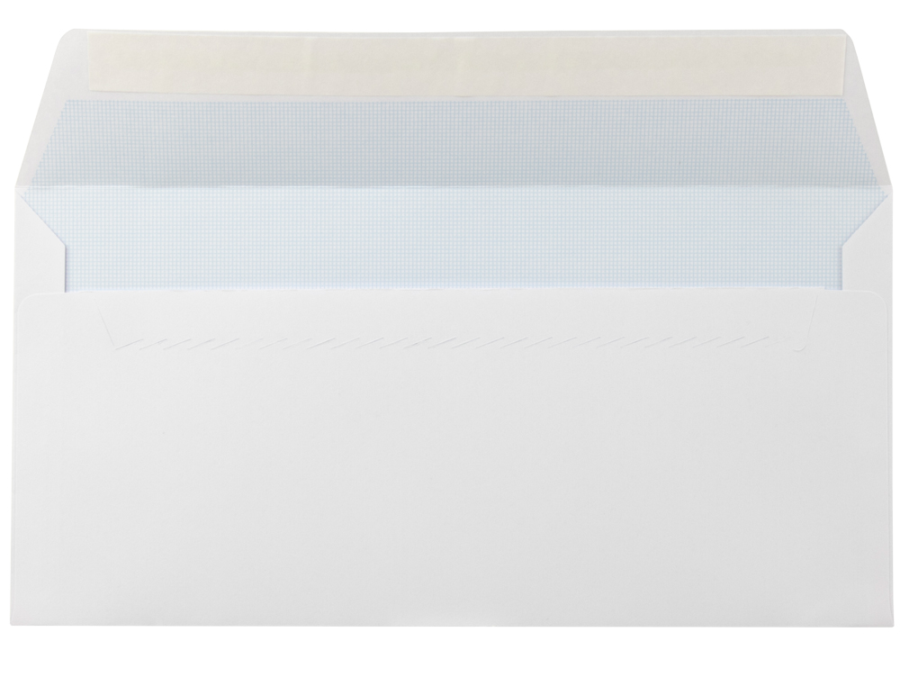 ENVELOPE LIDERPAPEL N.9 COMERCIAL NORMALIZADO BRANCO 120X176 MM TIRA DE SILICONE PACK DE 25 UNIDADES