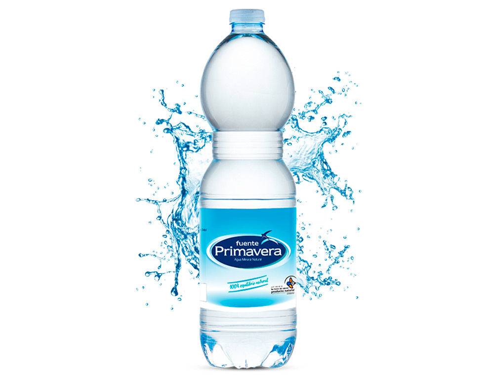 AGUA MINERAL NATURAL FUENTE PRIMAVERA GARRAFA DE 1,5L