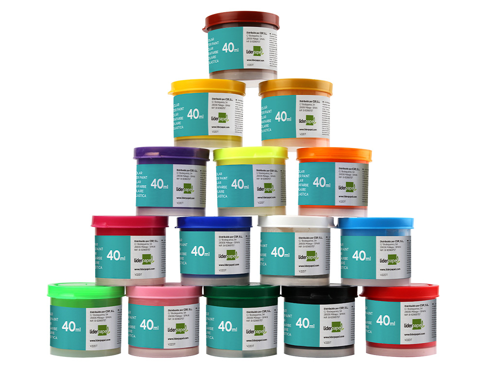 GUACHE LIDERPAPEL ESCOLAR 40 ML AZUL ULTRAMAR