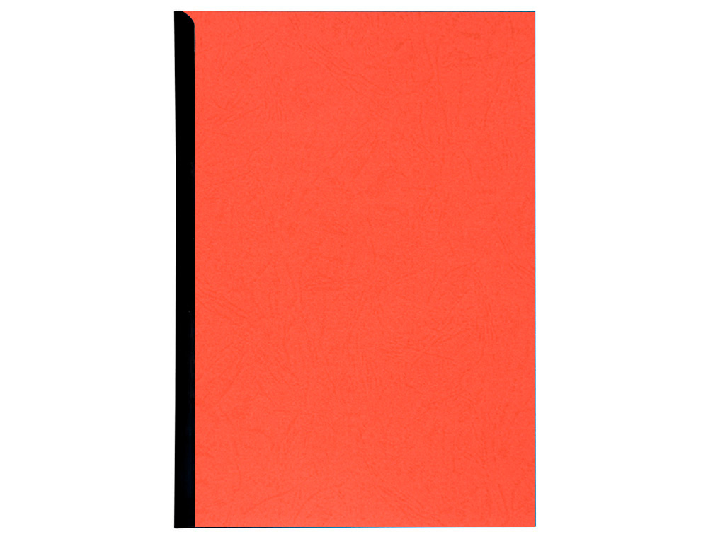 CAPA DE ENCADERNACAO Q-CONNECT CARTAO DIN A4 VERMELHA IMITACAO PELE 250 GR CAIXA DE 100 UNIDADES