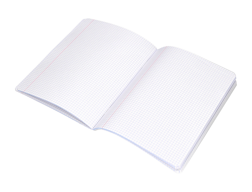 CADERNO AGRAFADO LIDERPAPEL SCRIPTUS DIN A5 48 F 90 GR QUADRICULA 5MM COM MARGEM CORES SORTIDOS