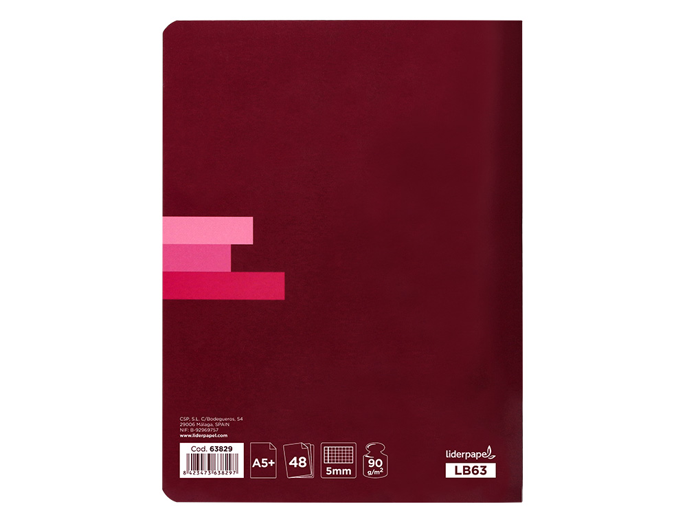 CADERNO AGRAFADO LIDERPAPEL SCRIPTUS DIN A5 48 F 90 GR QUADRICULA 5MM COM MARGEM CORES SORTIDOS