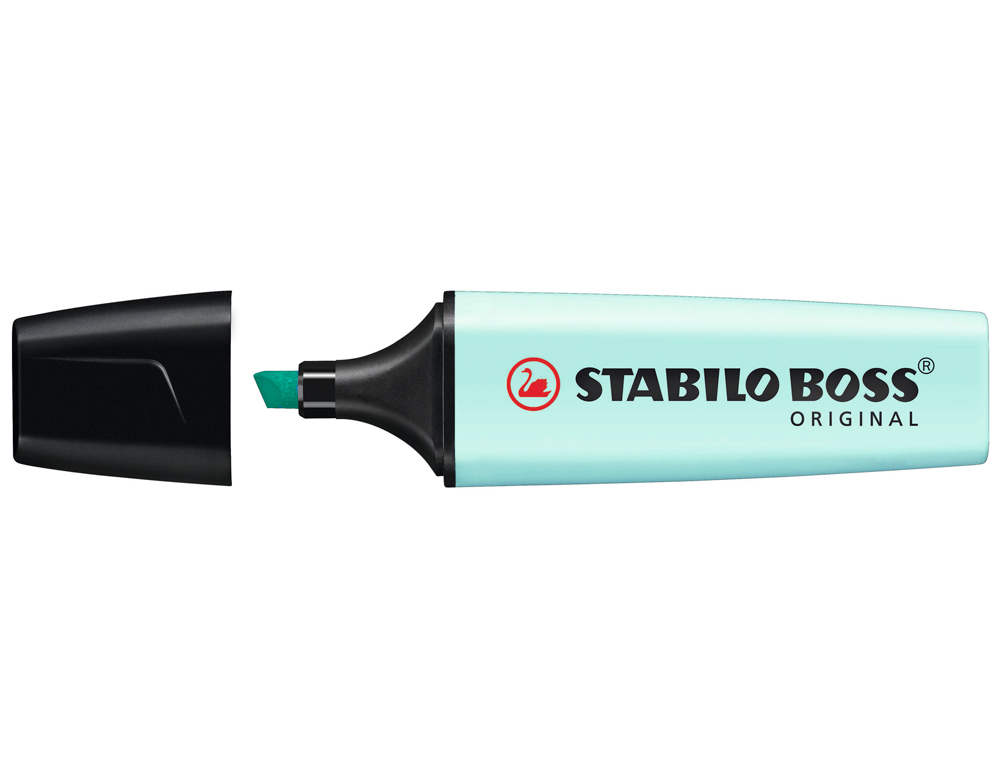 MARCADOR FLUORESCENTE STABILO BOSS 70 PASTEL TOQUE DE TURQUESA