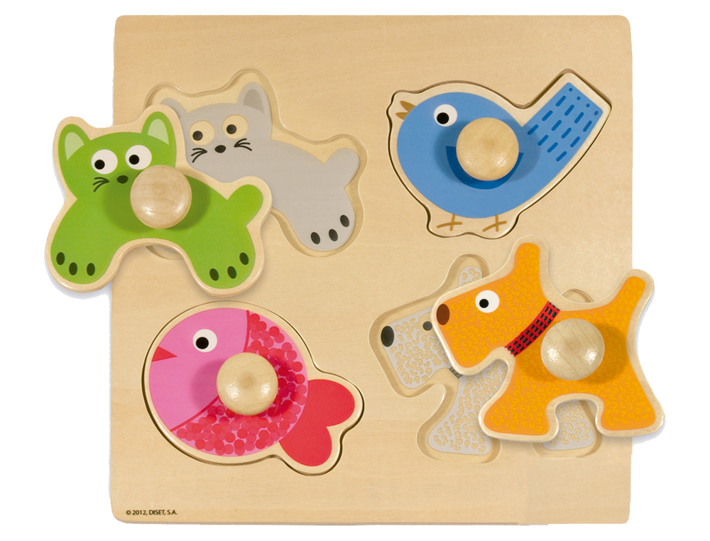 PUZZLE DISET ANIMAIS DOMESTICOS