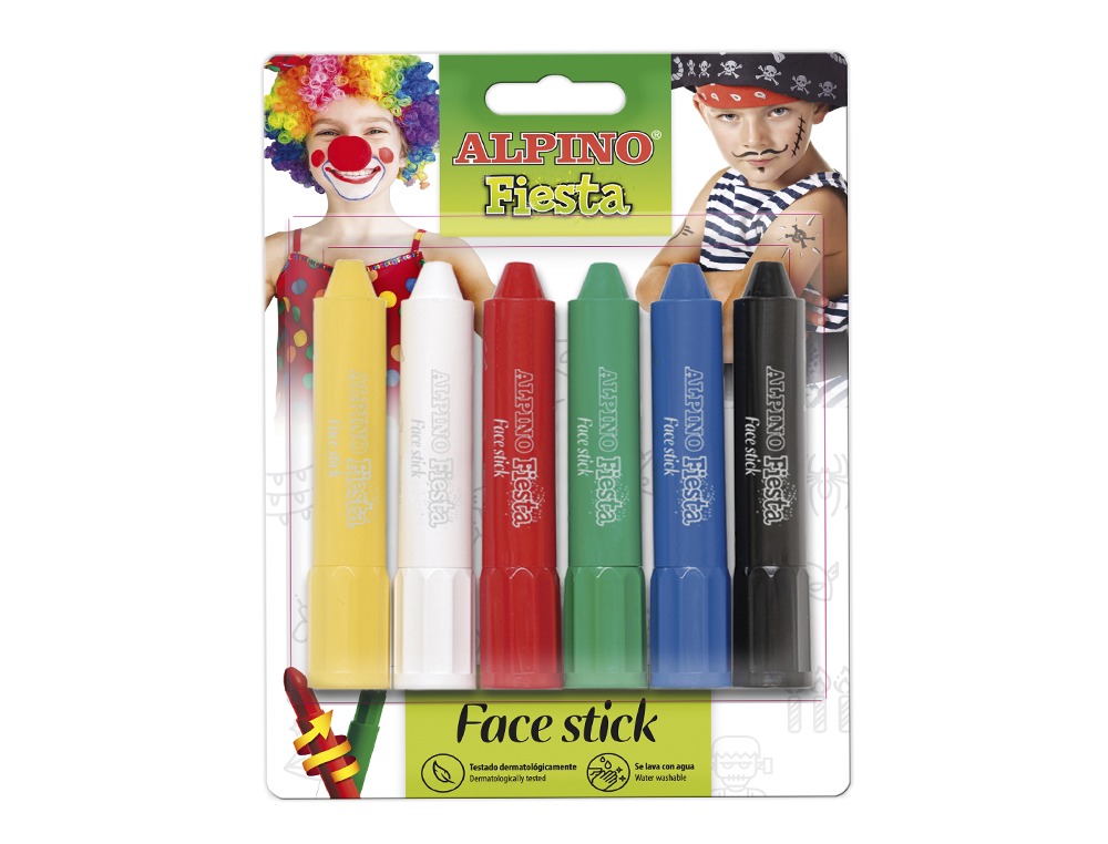 BARRA MAQUILHAGEM FACE STICK 6 CORES SORTIDAS