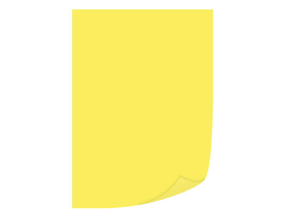 PAPEL DE COR Q-CONNECT DIN A4 80 GR AMARELO INTENSO EMBALAGEM DE 500 FOLHAS