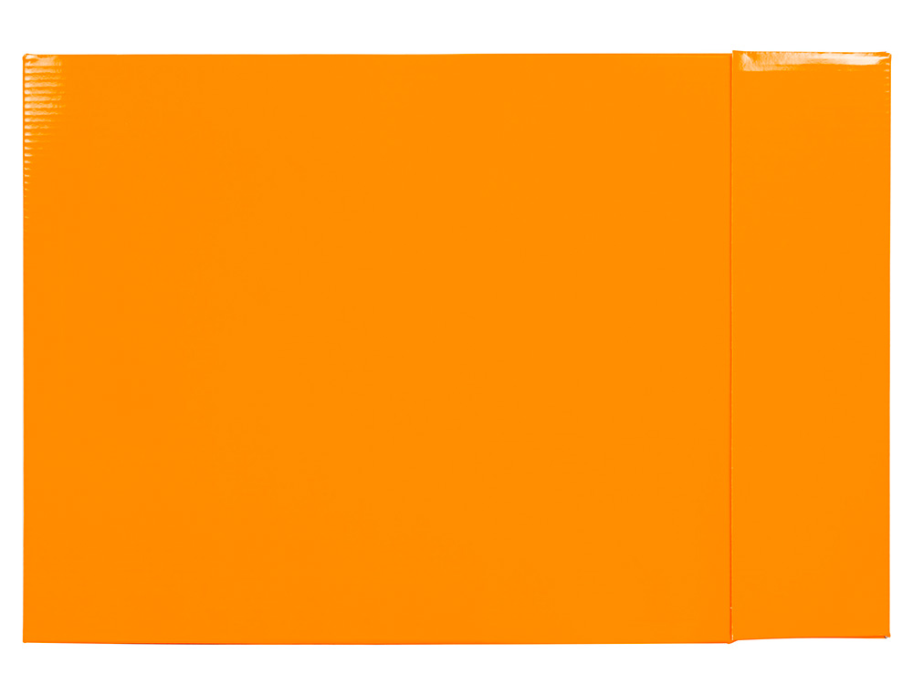 CAIXA PARA PASTA DE ARQUIVO LIDERPAPEL CARTAO FOLIO DOCUMENTA LOMBADA 82MM COR LARANJA