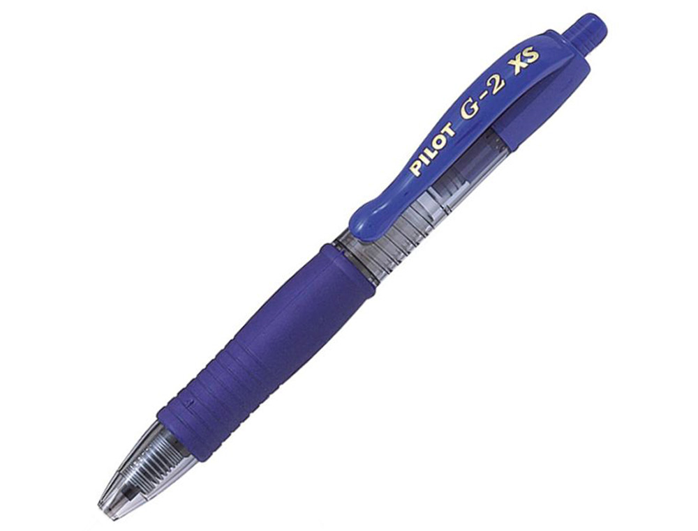 ESFEROGRAFICA PILOT G-2 PIXIE AZUL TINTA GEL RETRATIL PEGA DE BORRACHA