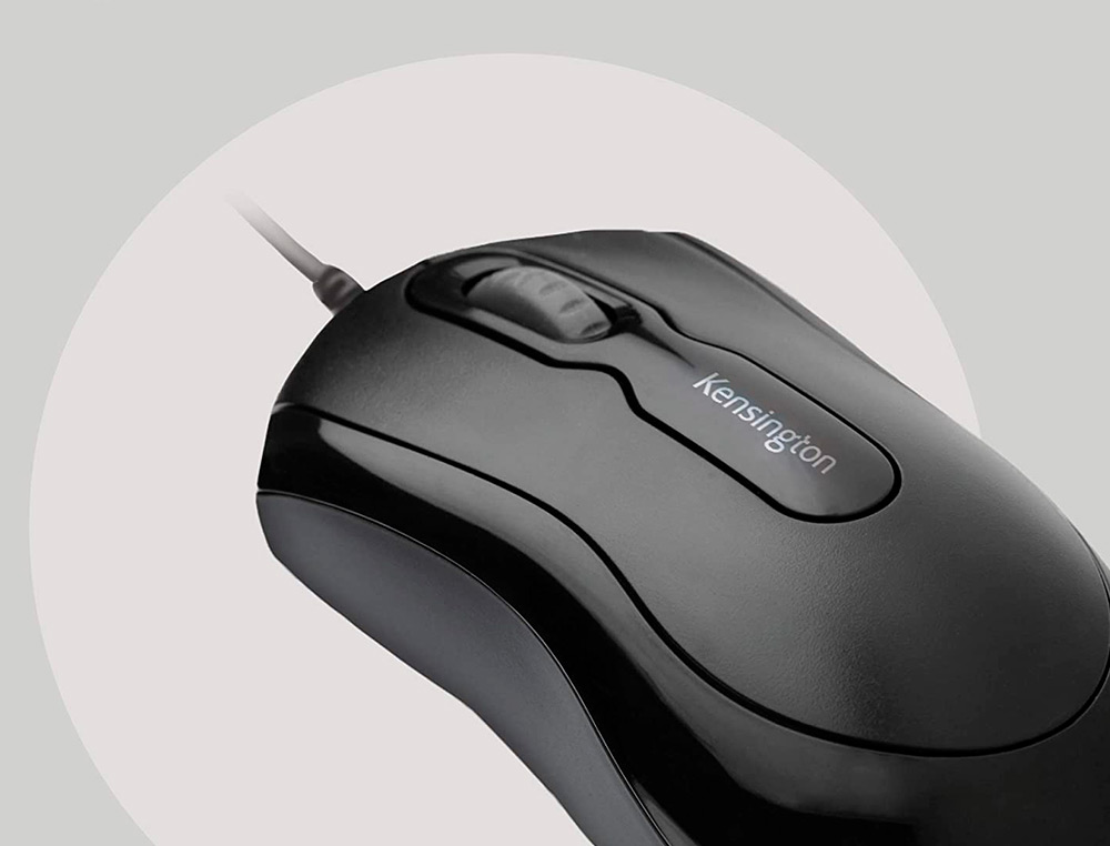 RATO KENSINGTON OPTICO 800 DPI RECEPTOR USB PRETO