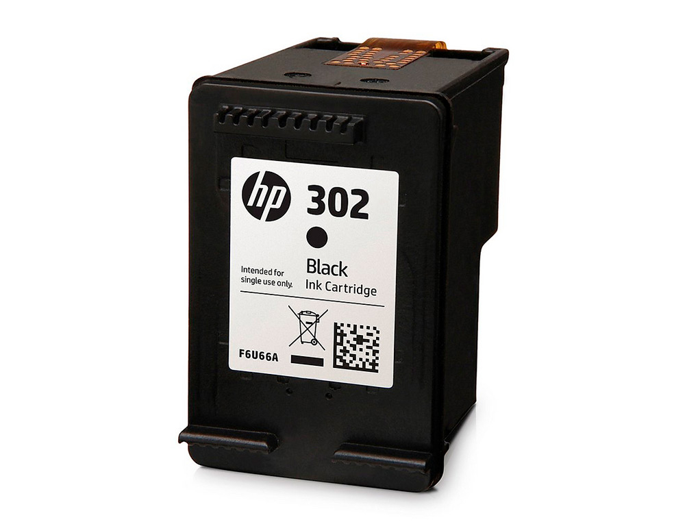 TINTEIRO HP 302 DESKJET 1110 / 2130 / 3630 OFFICEJET 3830 / 4650 ENVY 4520 PRETO 190 PAG