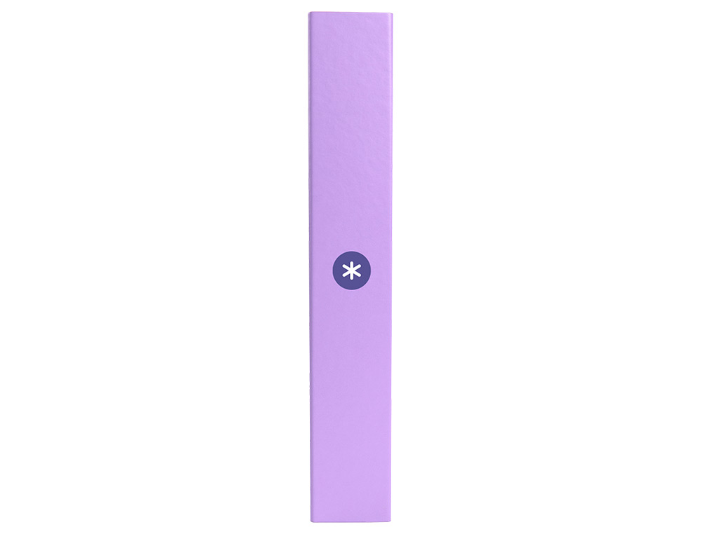 PASTA ANTARTIK DIN A4 FORRADA 4 ANEIS 40 MM MISTOS FORRADA COR LAVANDA