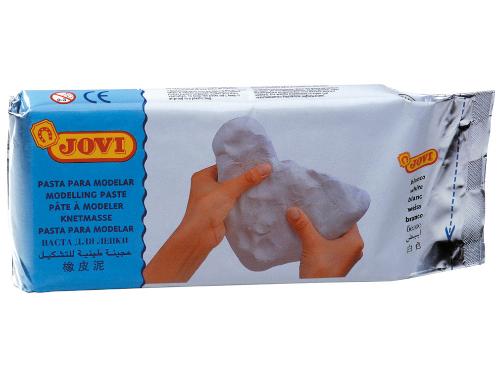 PASTA PARA MODELAR JOVI 1000 GR BRANCO
